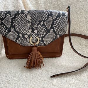 ALDO snakeskin crossbody purse